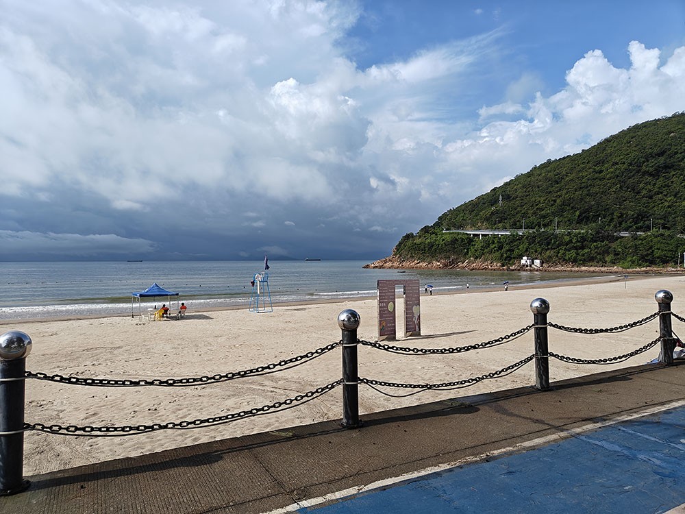 “溪涌之行，6月風雨擋不住激埃特的熱情”/